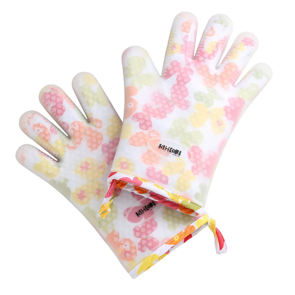 【SHCJ生活采家】五指型雙層防燙矽膠隔熱手套(1雙入)#99409 歷史價格詳細信息