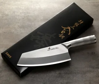 臻 ★日本進口三合鋼中式菜刀+ 噴砂★~一體成型防滑握柄 - 大剁刀 歷史價格詳細信息