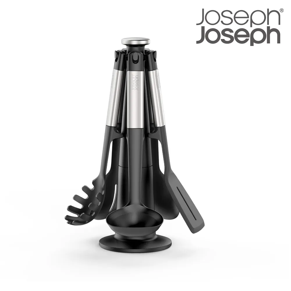 【英國Joseph Joseph】 Elevate系列 不沾桌矽膠料理鏟杓5件組(附立座) 歷史價格詳細信息