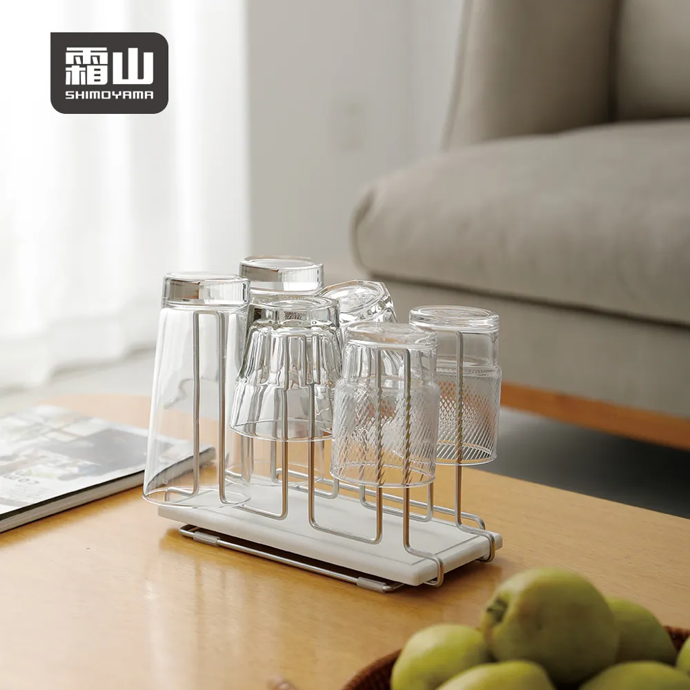 【日本霜山】304不鏽鋼直立式鍋蓋/鍋具收納架 歷史價格詳細信息