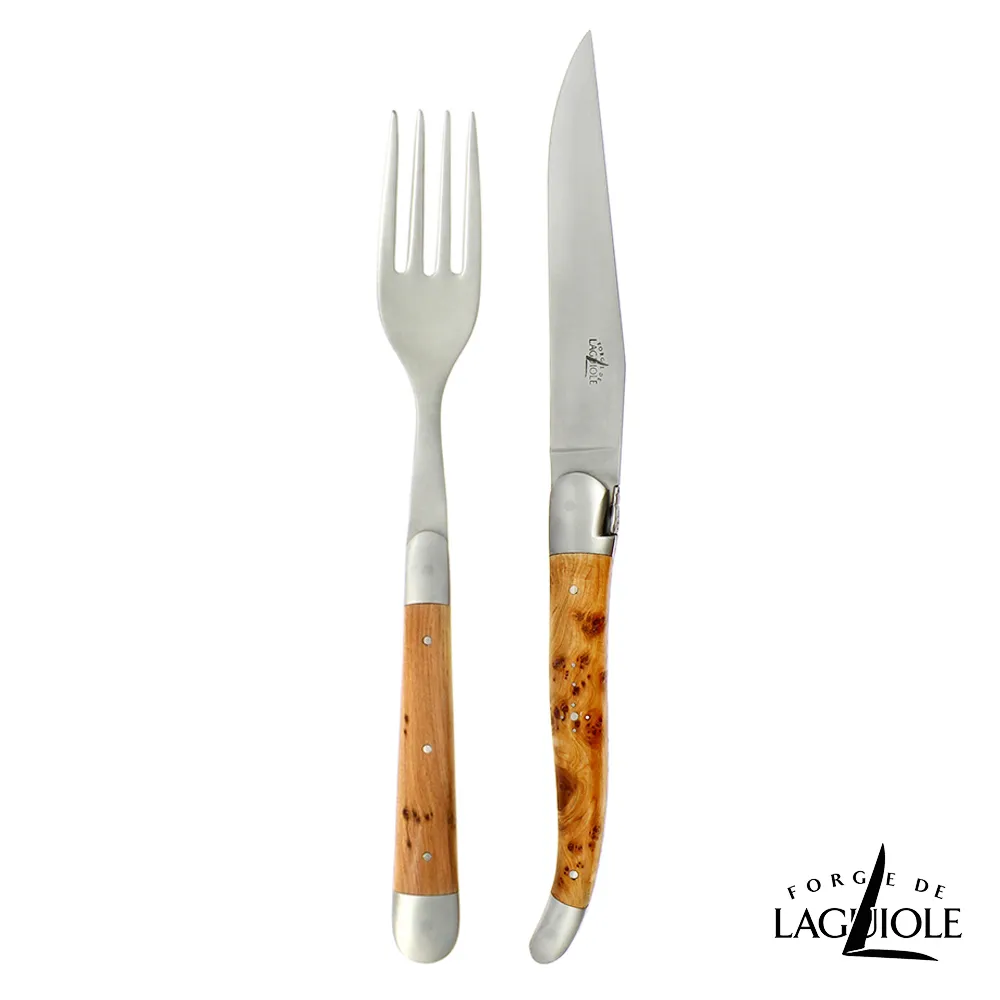 Forge de Laguiole 頂級手工樺木牛排刀叉禮盒組-亮面 歷史價格詳細信息