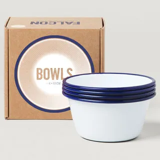 Falcon 獵鷹琺瑯 琺瑯深餐盤 22cm 4入組 灰白 歷史價格詳細信息