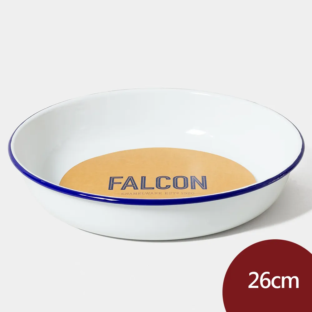 Falcon 獵鷹琺瑯 圓形餐盤4入組 圓盤 淺盤 24cm 黑白 歷史價格詳細信息