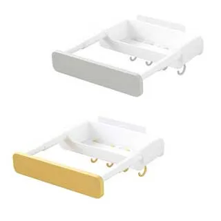 免打孔可伸縮碳鋼桌下理線架創意桌面可移動電線收納置物架神器 歷史價格詳細信息