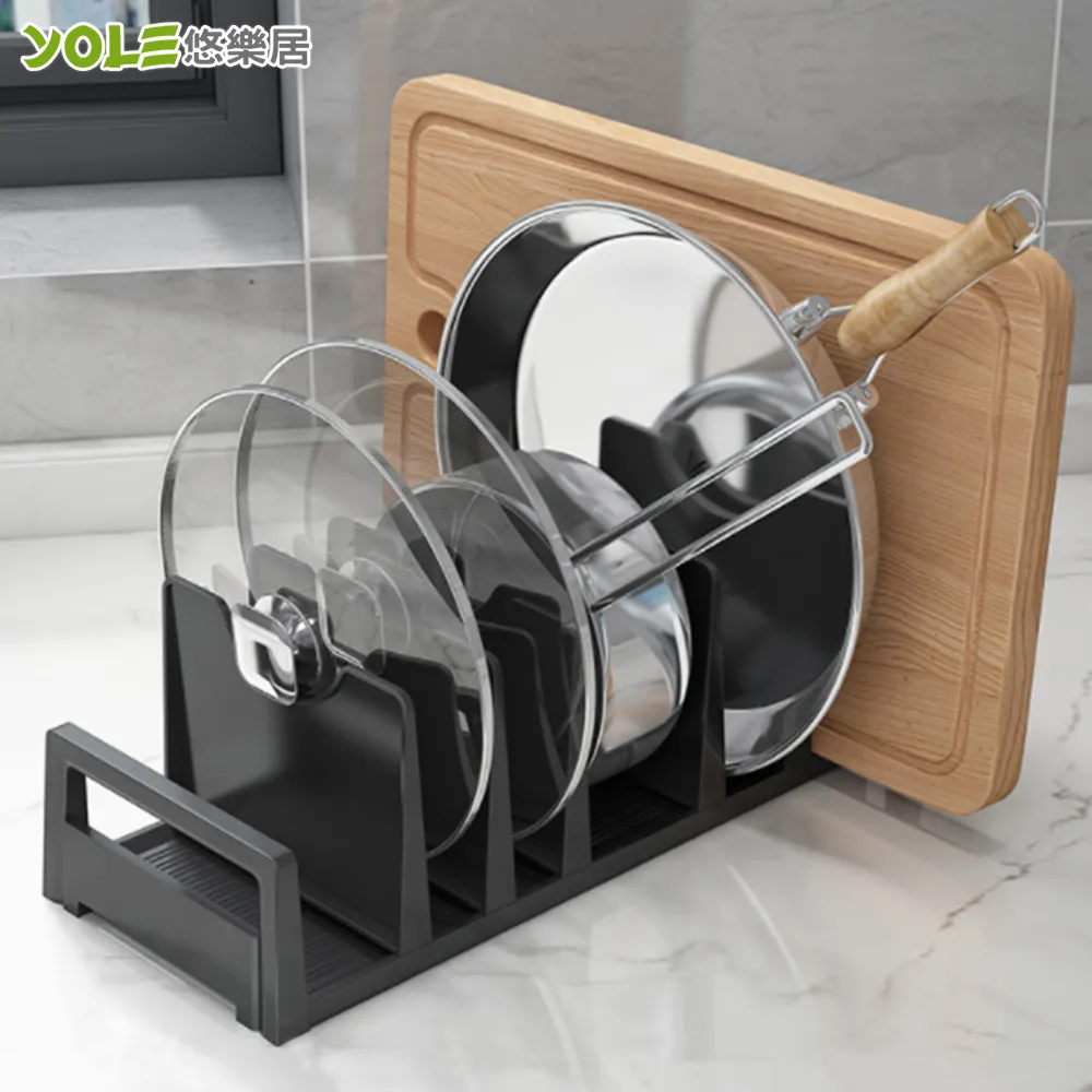 鍋蓋收納置物架 支架 鍋蓋架 免打孔鍋蓋收納置物架 歷史價格詳細信息