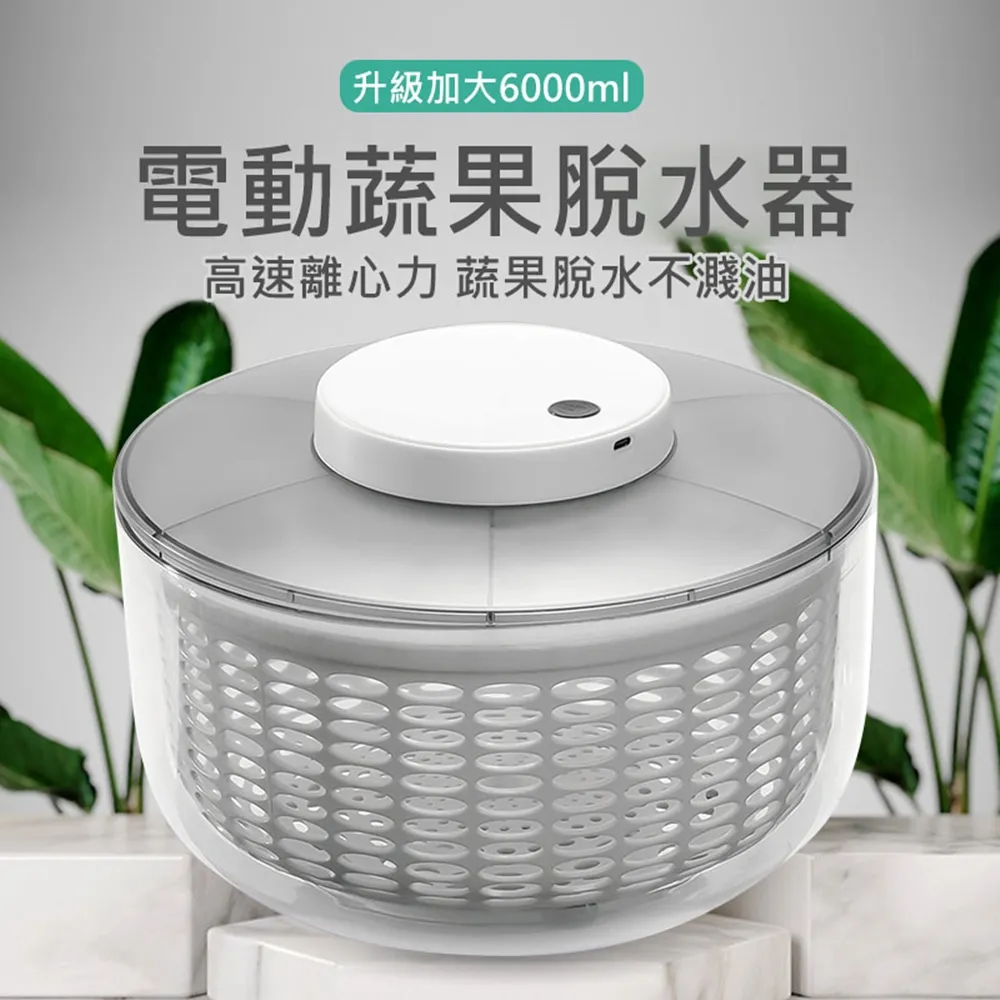 電動脫水器 蔬菜脫水機 自動脫水瀝水籃 電動瀝水籃 蔬菜甩乾器 蔬果瀝水盆 洗菜器 瀝水器 SC6101 廠商直送 現貨 歷史價格詳細信息