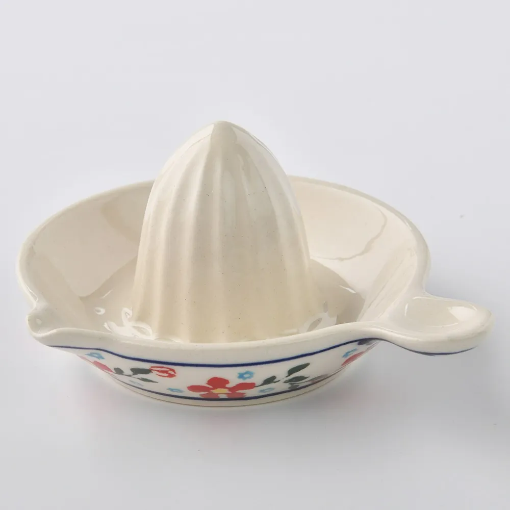 波蘭陶 藍印紅花系列 雙耳圓形深餐盤 22cm 波蘭手工製 歷史價格詳細信息