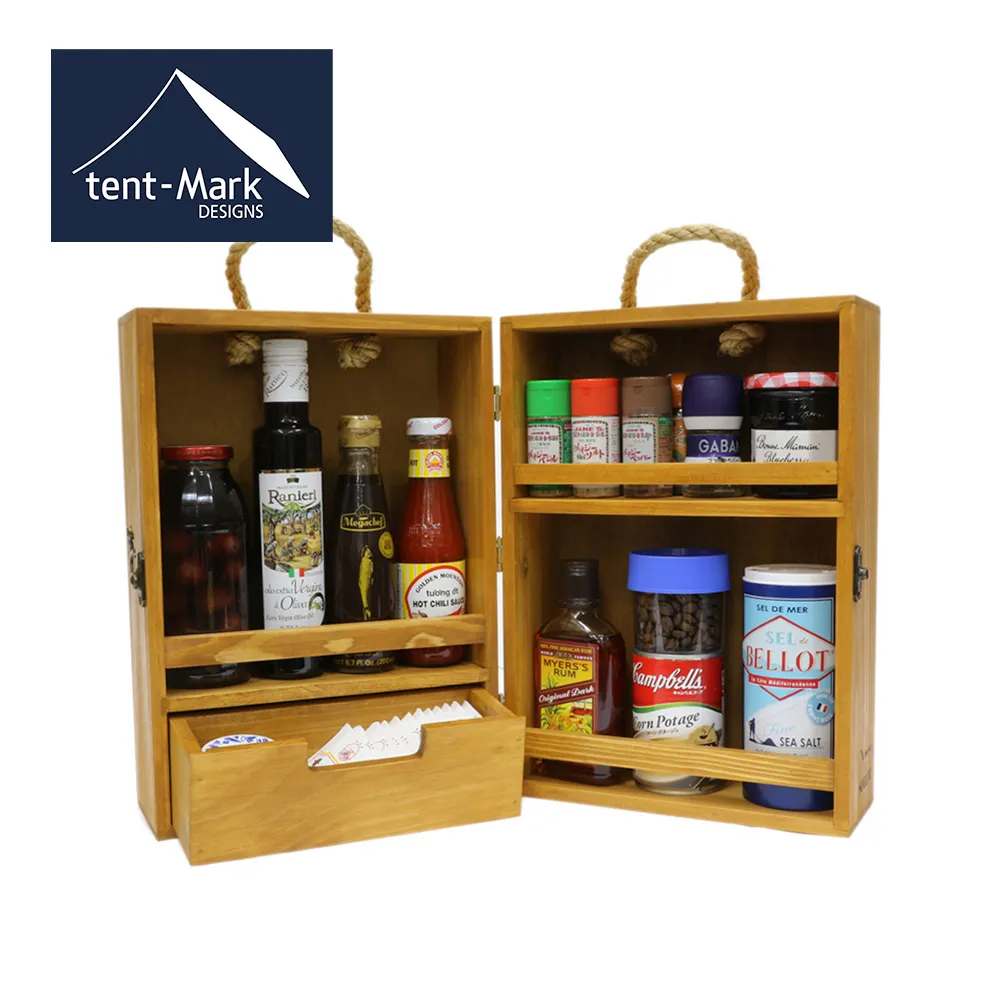 【日本tent-Mark DESIGNS】木製料理罐置物箱(TM-21025) 歷史價格詳細信息