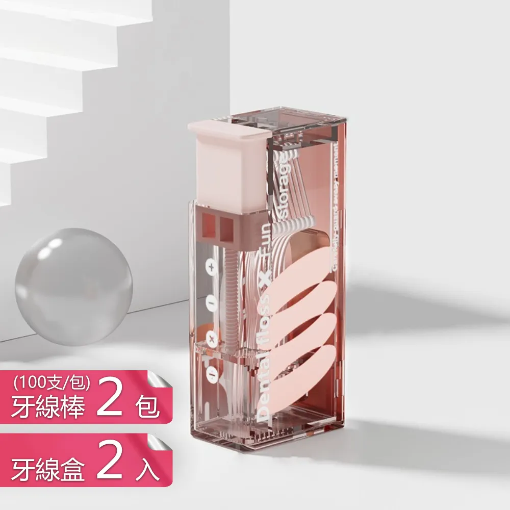 【2入】牙線隨身盒 牙線自動彈出 外出 出差 旅遊 約會 歷史價格詳細信息