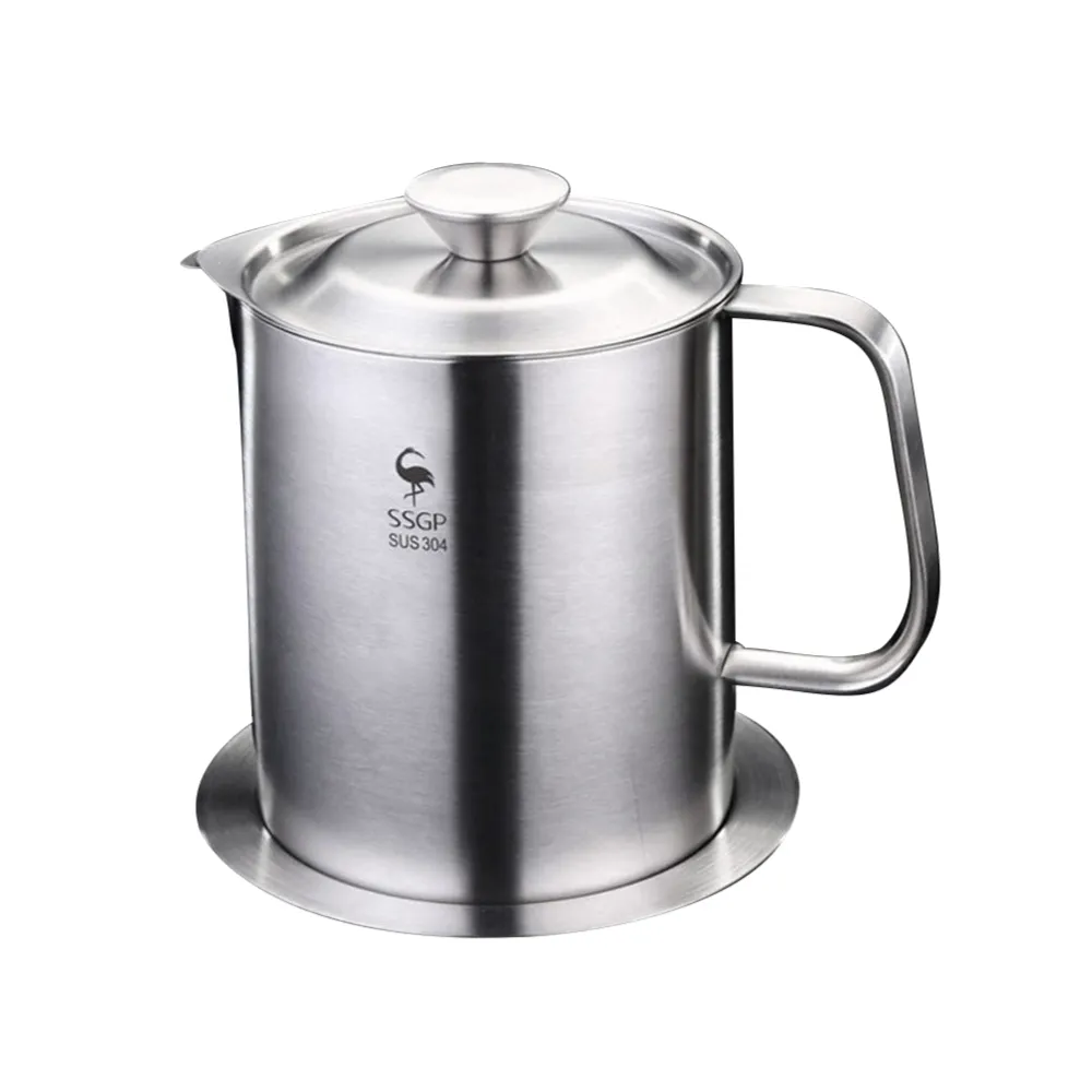 304不鏽鋼濾油壺家用大容量防塵儲油罐帶蓋過濾油渣防溢油瓶 歷史價格詳細信息