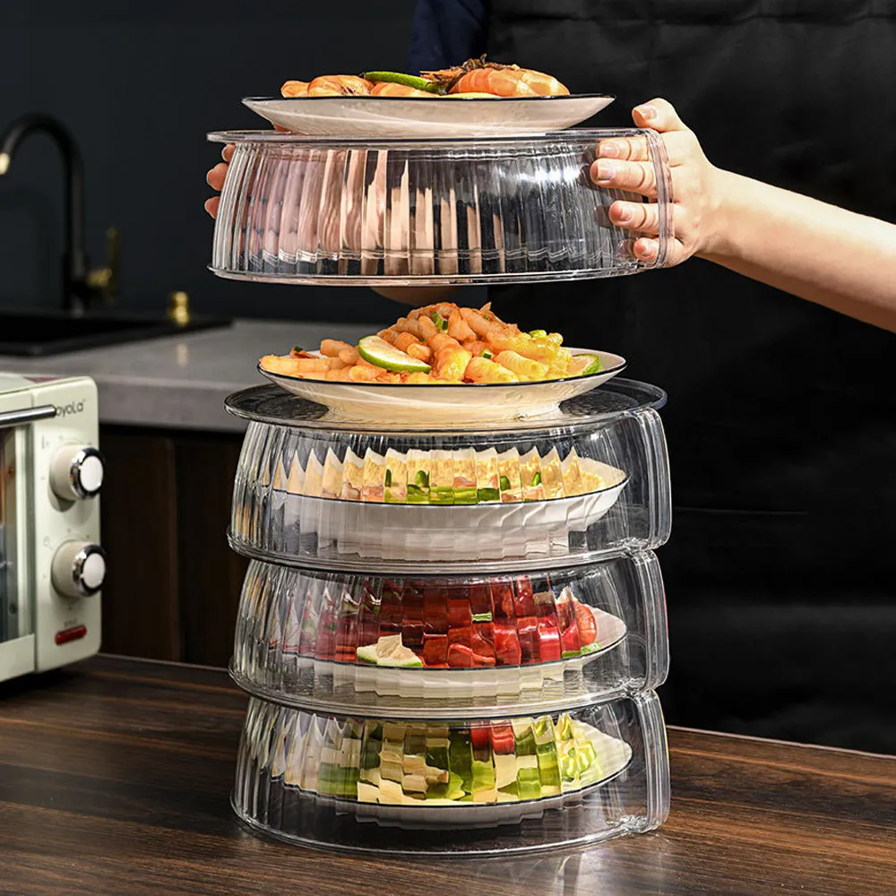 可疊加保溫菜罩 飯菜保溫罩 保溫菜罩 食物保溫罩 食物防塵罩 食物罩 保溫罩 蓋菜罩 可疊加飯菜罩 麥叔叔 歷史價格詳細信息