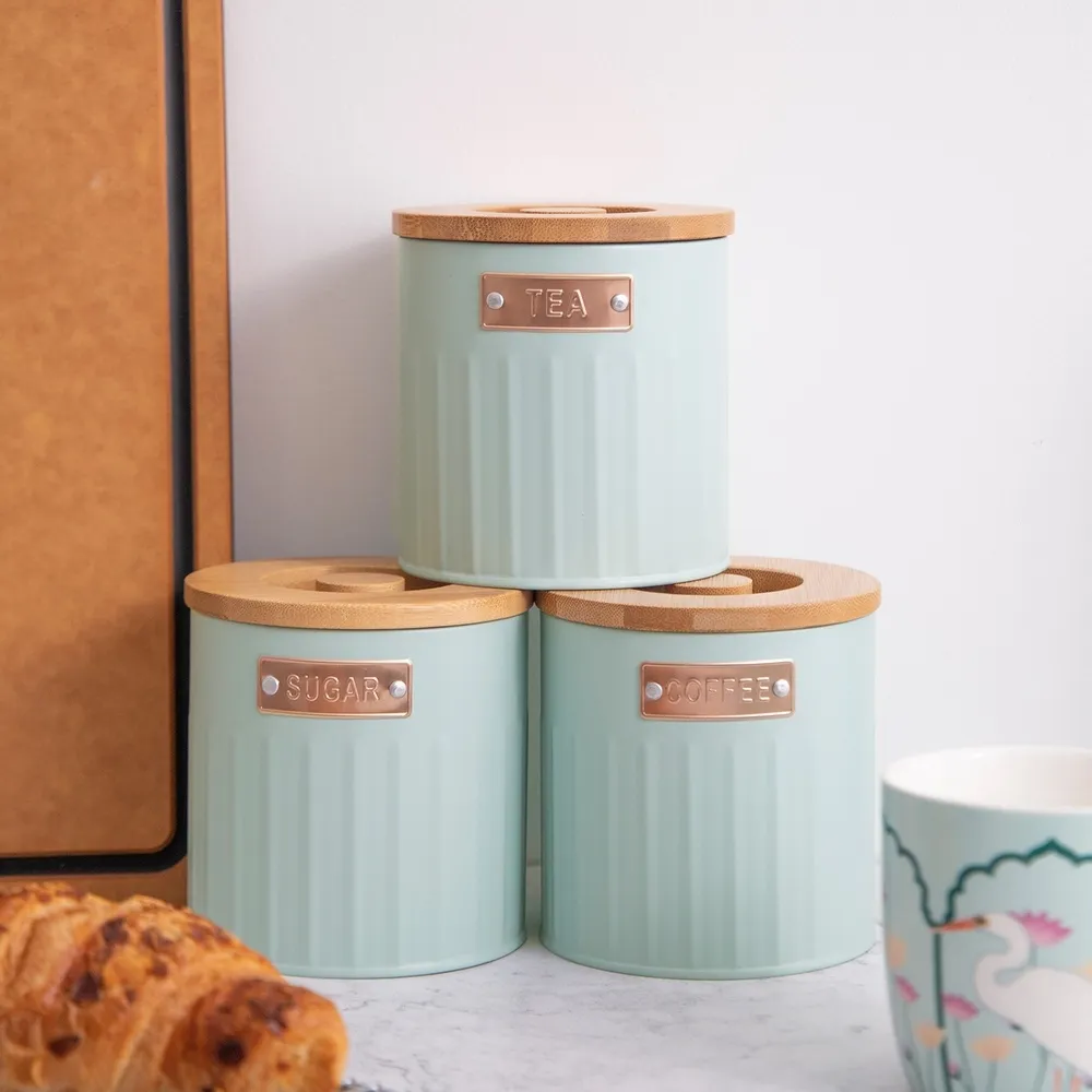 KitchenCraft 茶葉陶製密封罐(復古條紋) 歷史價格詳細信息