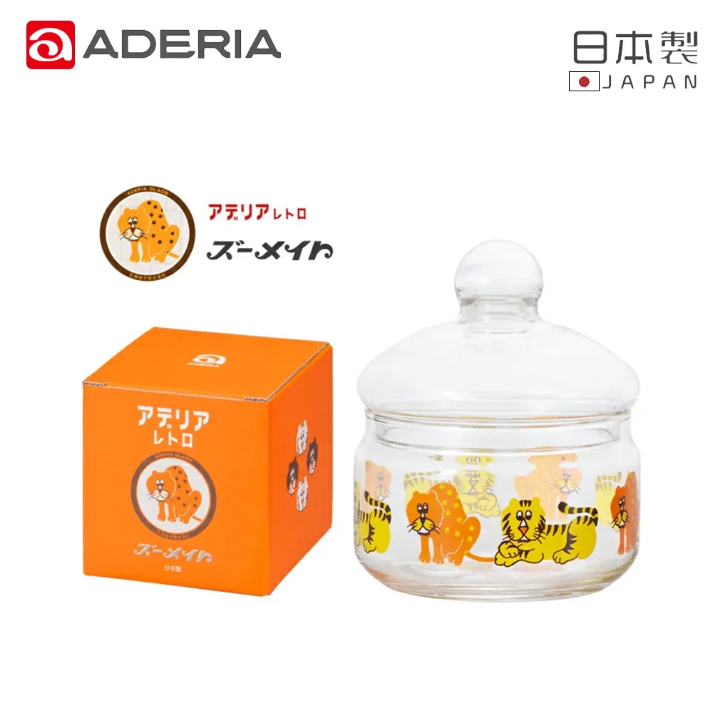 【ADERIA】日本製昭和系列復古款玻璃儲存罐2入組-360ML(老虎款) 歷史價格詳細信息