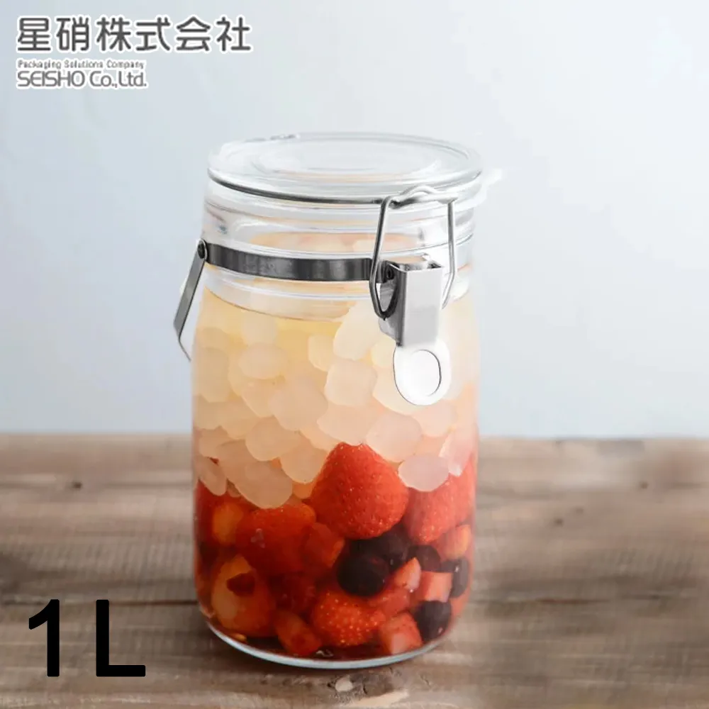 【日本星硝】日本製醃漬/梅酒密封玻璃保存罐1L 價格比較,價格查詢,歷史價格詳細信息