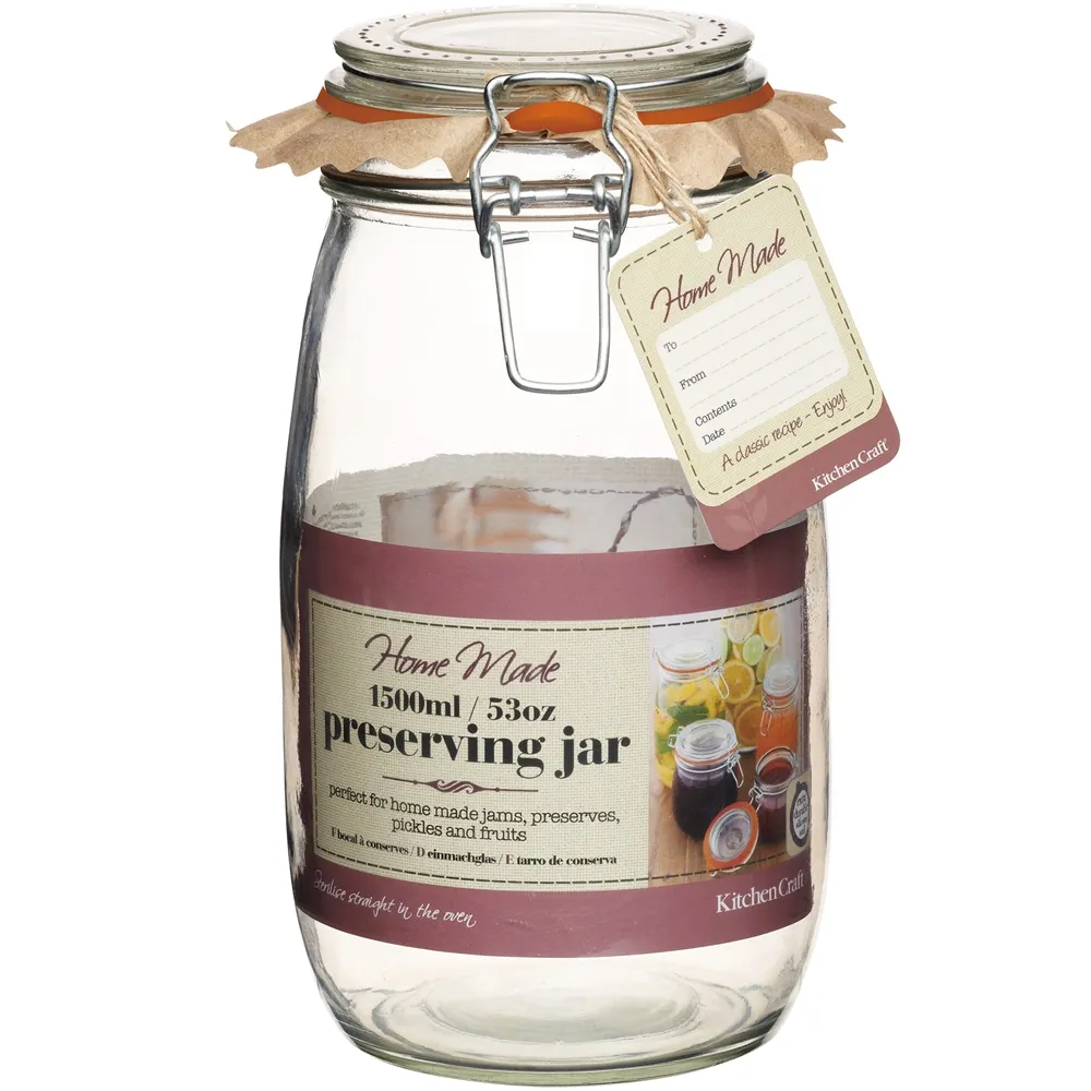 KitchenCraft 扣式密封玻璃罐(1500ml) 歷史價格詳細信息