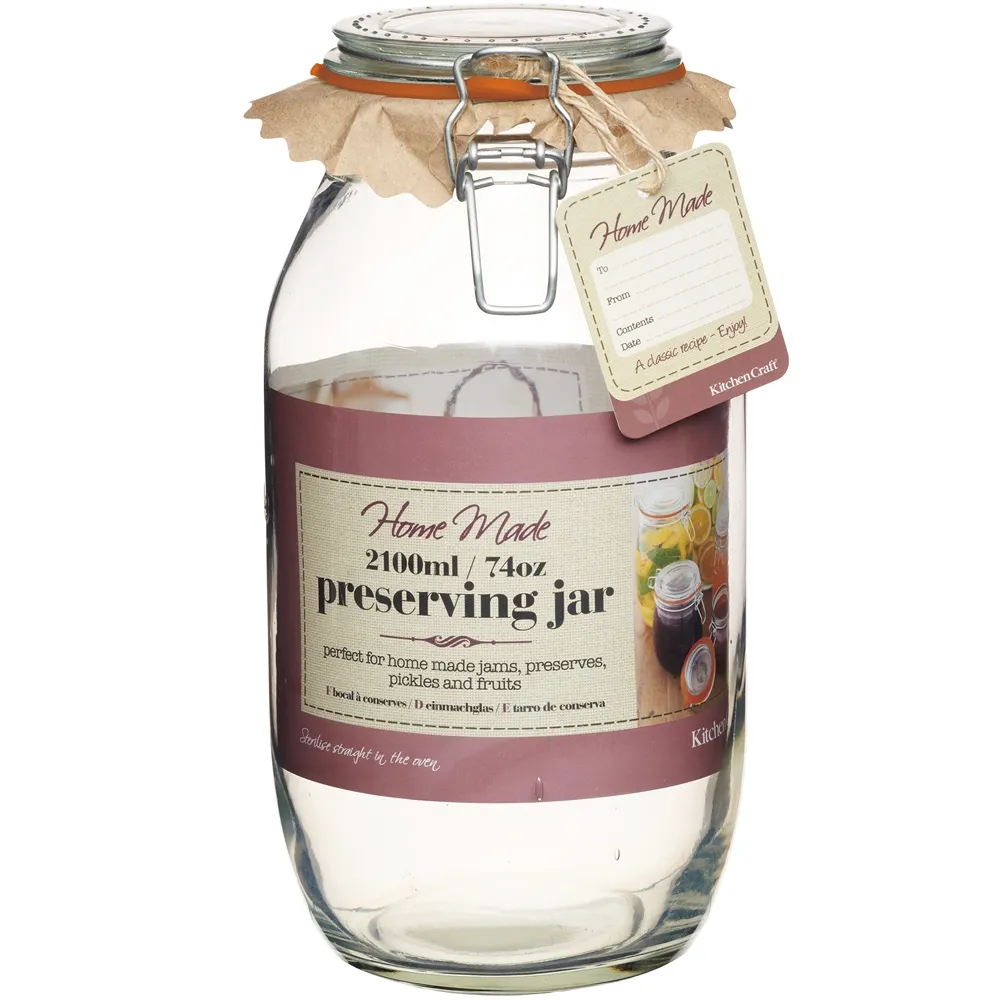 KitchenCraft 扣式密封玻璃罐(2100ml) 歷史價格詳細信息