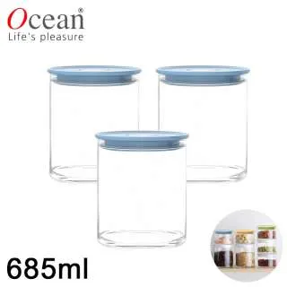 【OCEAN】NORMA系列儲物/儲存玻璃真空罐685ML-四入組 歷史價格詳細信息