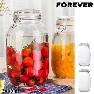 【日本FOREVER】扣式密封玻璃梅酒罐/儲存罐(附湯匙)4100ml-2入組 歷史價格詳細信息