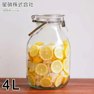 【日本星硝】日本製醃漬/梅酒密封玻璃保存罐1L 歷史價格詳細信息