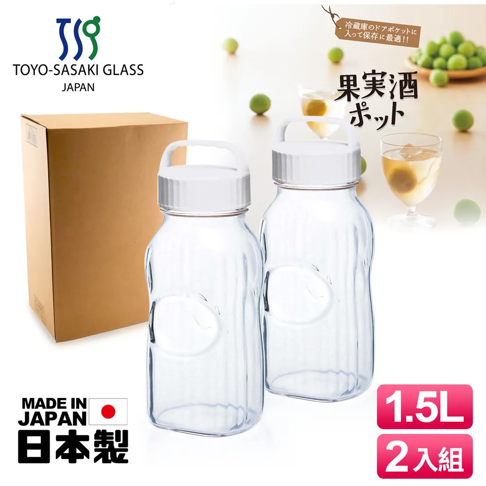 【TOYO-SASAKI GLASS東洋佐佐木】日本製玻璃梅酒瓶2L (77823-R)醃漬瓶/保存罐/釀酒瓶/果實瓶 歷史價格詳細信息