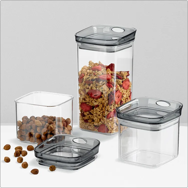 【KELA】Jule好堆疊密封罐3件  / 保鮮罐 咖啡罐 收納罐 零食罐 儲物罐 歷史價格詳細信息