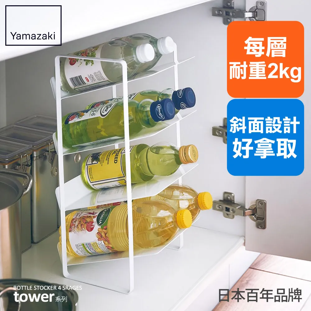 日本【YAMAZAKI】tower水槽下雙層抽屜式置物架(白) 歷史價格詳細信息