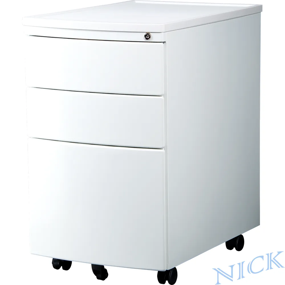 【NICK】圓弧造型鋼製活動櫃_三抽 歷史價格詳細信息