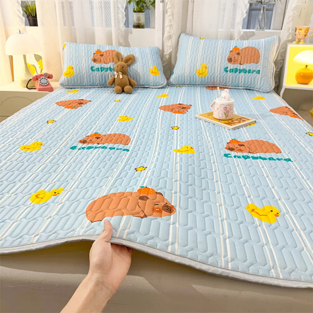 乳膠涼蓆附枕 乳膠涼墊 冰絲乳膠床苞 涼感床苞 涼席床苞 冰涼墊 冰絲涼蓆 冰絲床苞 歷史價格詳細信息