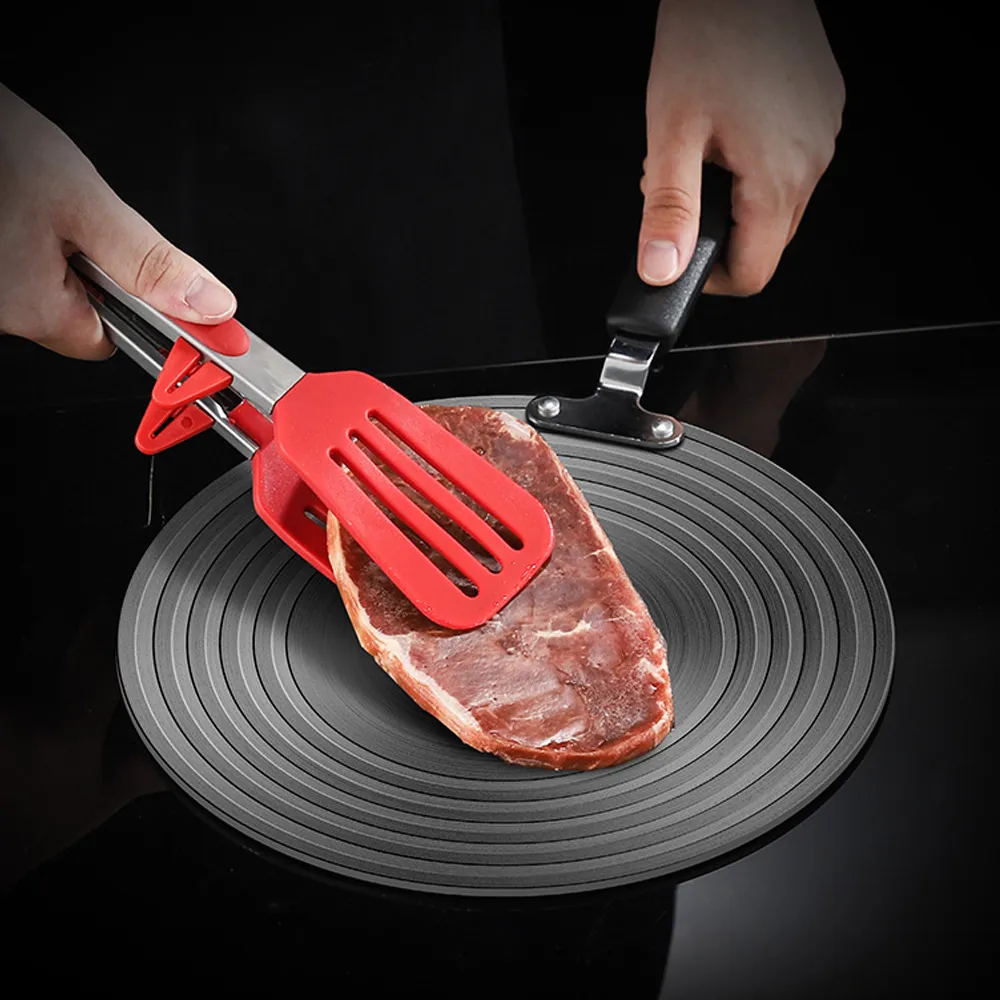 PUSH!廚房用品隔熱板加熱板導熱板琺瑯鍋導熱盤解凍盤燃氣灶節能鍋底防燒黑D316 歷史價格詳細信息