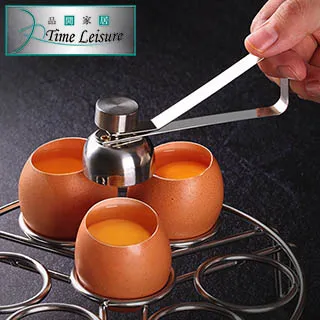 304不鏽鋼開蛋器 秒開蛋殼不沾手 切蛋器 分蛋器 敲蛋器 開殼器 歷史價格詳細信息