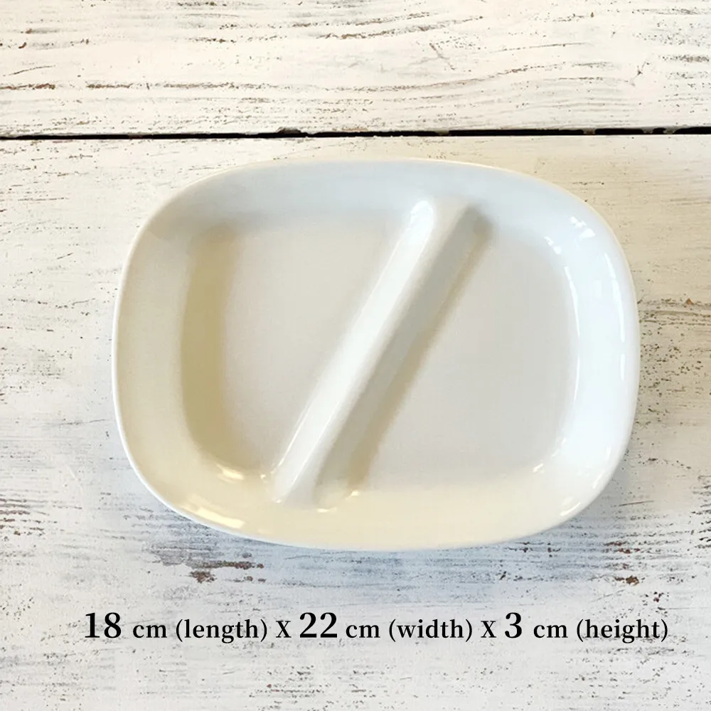 【日本製】陶瓷分隔盤 三格盤 211餐盤(2入組 定食餐盤 分菜盤 可堆疊) 歷史價格詳細信息