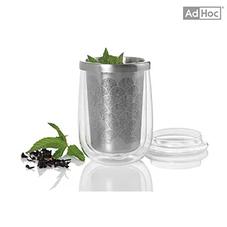 【AdHoc】雙層玻璃杯附不鏽鋼濾茶器 歷史價格詳細信息