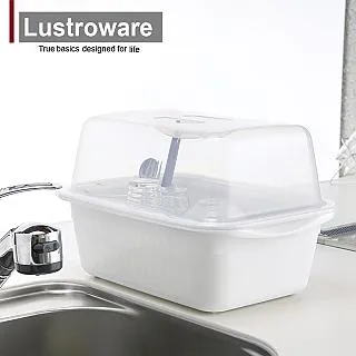 Lustroware 日本岩崎寬型雙層碗盤瀝水籃(附蓋) 歷史價格詳細信息