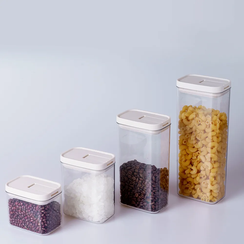 4件套密封罐 塑料食品罐 儲存罐 儲物罐 透明收納盒 歷史價格詳細信息