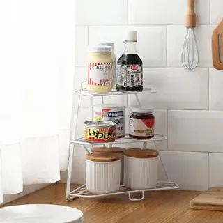 【Homely Zakka】簡約工藝鐵製收納架/置物架(白色) 歷史價格詳細信息