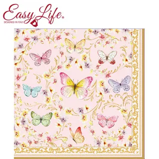 【義大利EASY LIFE】 餐巾紙 ▶熱帶之旅 蝶谷巴特 手工藝 歷史價格詳細信息