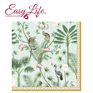 【義大利EASY LIFE】 餐巾紙 ▶熱帶之旅 蝶谷巴特 手工藝 歷史價格詳細信息