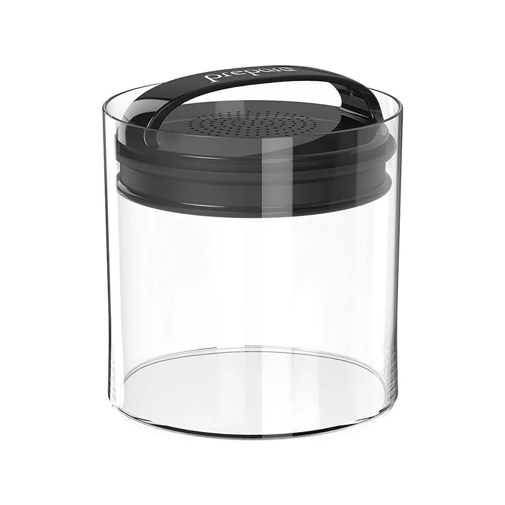 Evak Fresh Saver無氣罐 玻璃和不銹鋼 黑色光澤手柄 小 歷史價格詳細信息