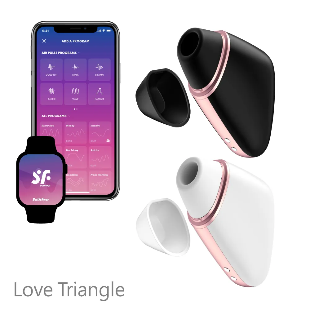 德國Satisfyer Love Triangle 智能便攜吸吮陰蒂震動器 歷史價格詳細信息