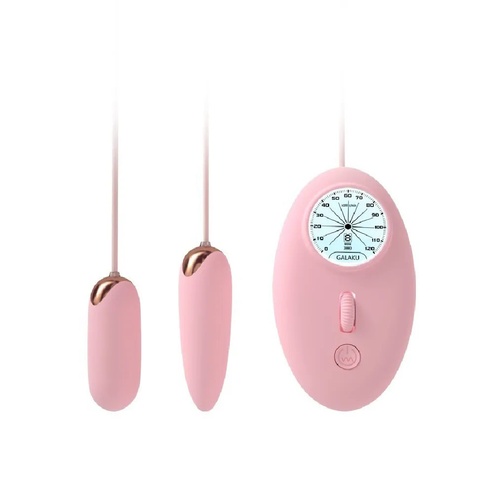 GALAKU-12速8頻極速防水雙跳蛋-粉色 歷史價格詳細信息