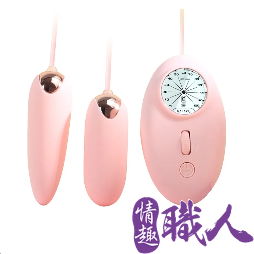 GALAKU-12速8頻極速防水雙跳蛋-粉色 歷史價格詳細信息