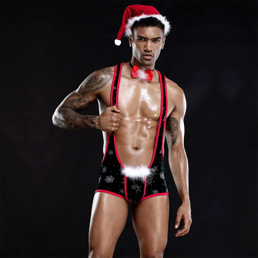 男聖誕服 角色扮演酒吧夜店表演服 角色扮演服聖誕裝 男生聖誕節派對服～流行E線F089 歷史價格詳細信息