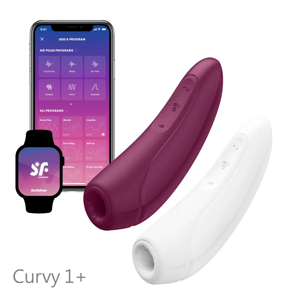 德國Satisfyer Curvy 1+ 智能吸吮陰蒂震動器-紅/白 現貨 廠商直送 歷史價格詳細信息