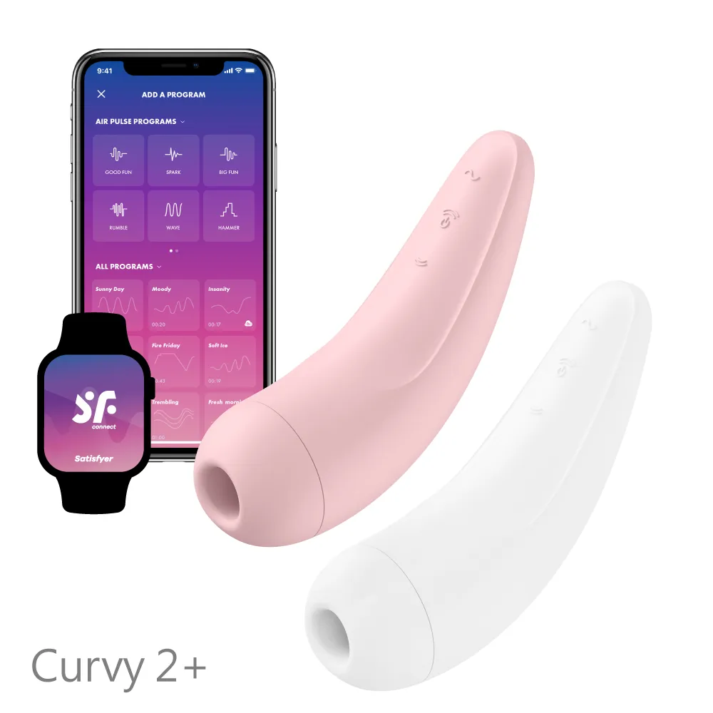 德國Satisfyer Curvy 2+ 智能吸吮陰蒂震動器-粉/白 現貨 廠商直送 歷史價格詳細信息