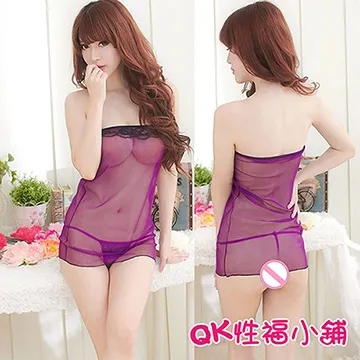 【QK性福小鋪】情趣內衣 黑色掛脖露背睡衣 誘惑經典短裙 性感制服 情趣睡衣(QK077) 歷史價格詳細信息