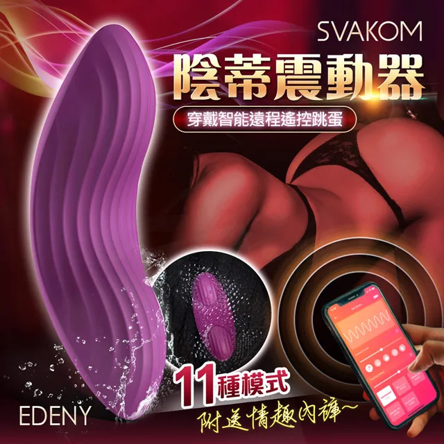 美國SVAKOM EDENY 按摩震動器 紫色 附專用蕾絲內褲 成人玩具 情趣用品 情趣精品 穿戴跳蛋 歷史價格詳細信息