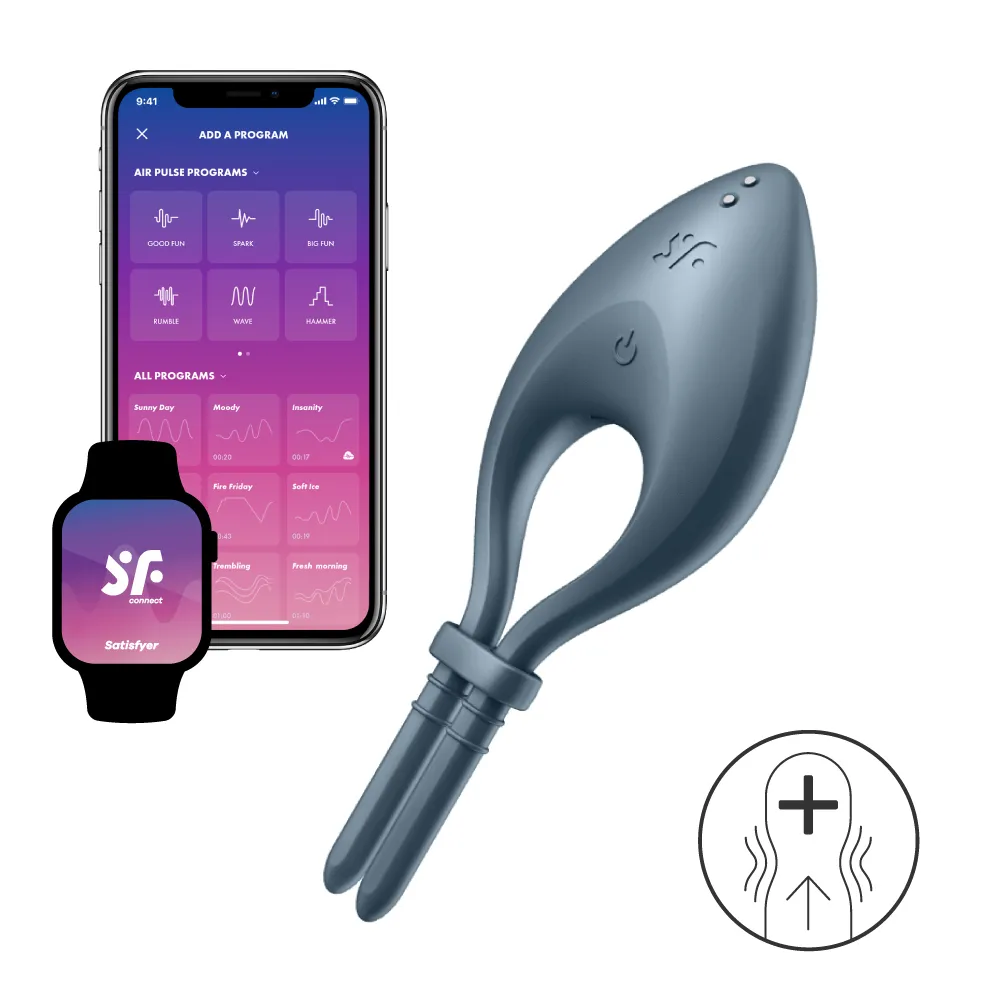 德國Satisfyer Bullseye 智能可調節男士精力環 (藍) 歷史價格詳細信息