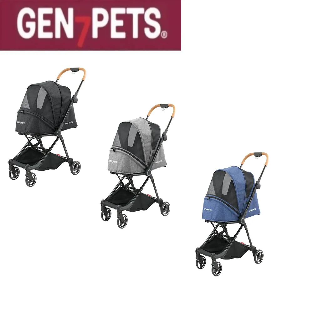 【Gen7pets】輕旅三折寵物推車(海軍藍) 耐重11kg 摺疊收納 手推車 手拉車 拉桿車 拉桿箱 外出推車 歷史價格詳細信息