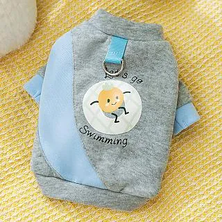 狗狗貓咪衣服自帶牽引扣刺小熊繡絨貓咪小狗衣物2件組 歷史價格詳細信息