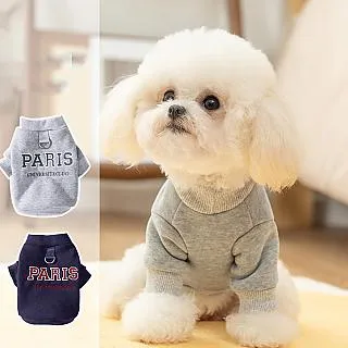 狗狗貓咪衣服自帶牽引扣刺小熊繡絨貓咪小狗衣物2件組 歷史價格詳細信息